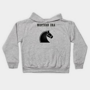 Western Era - Horse Head Kids Hoodie